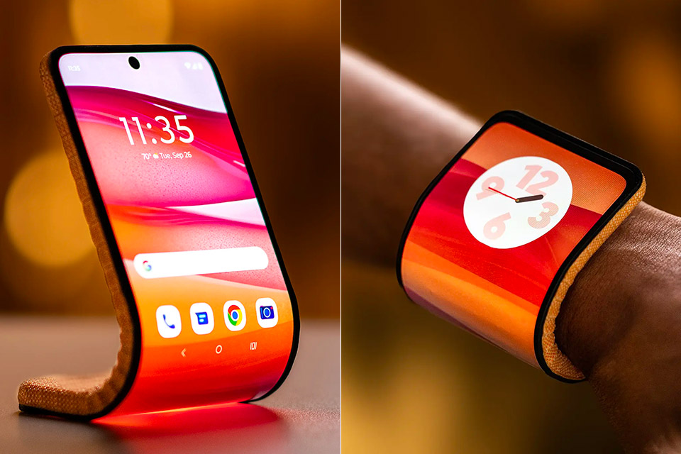 MWC 2024: Motorola Smartphone - ये कलाई पर Wristband की तरह Bend हो जाता है !